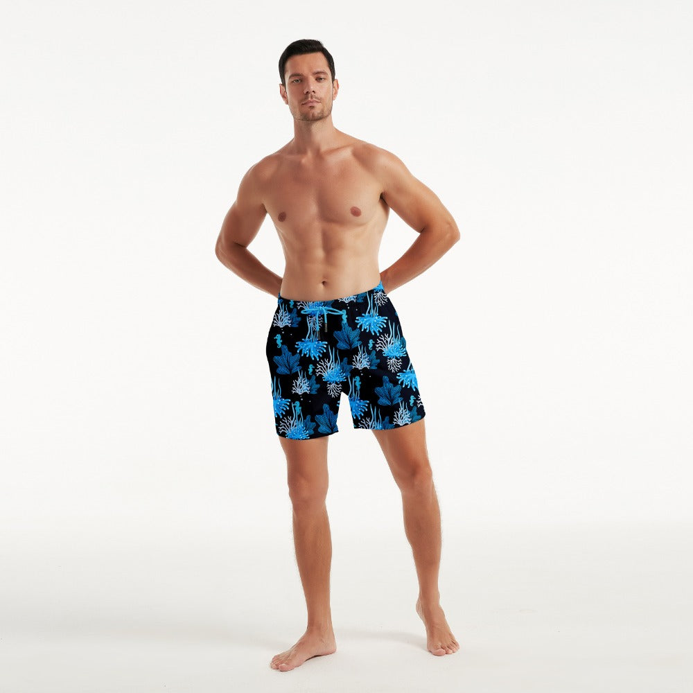 Blue Coral - Compression Liner Hybrid Shorts