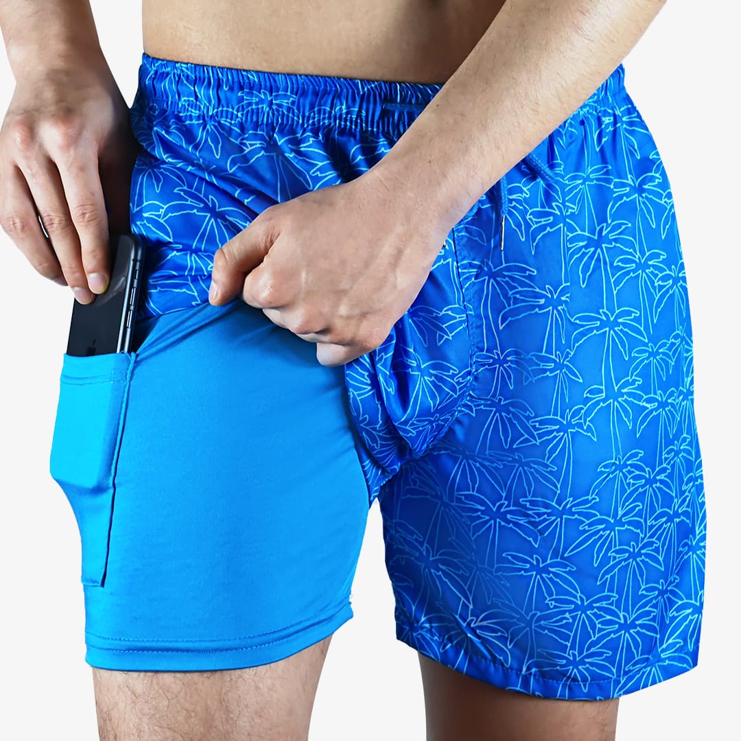 Banana Tree- 6 Mid-Length Hybrid Shorts