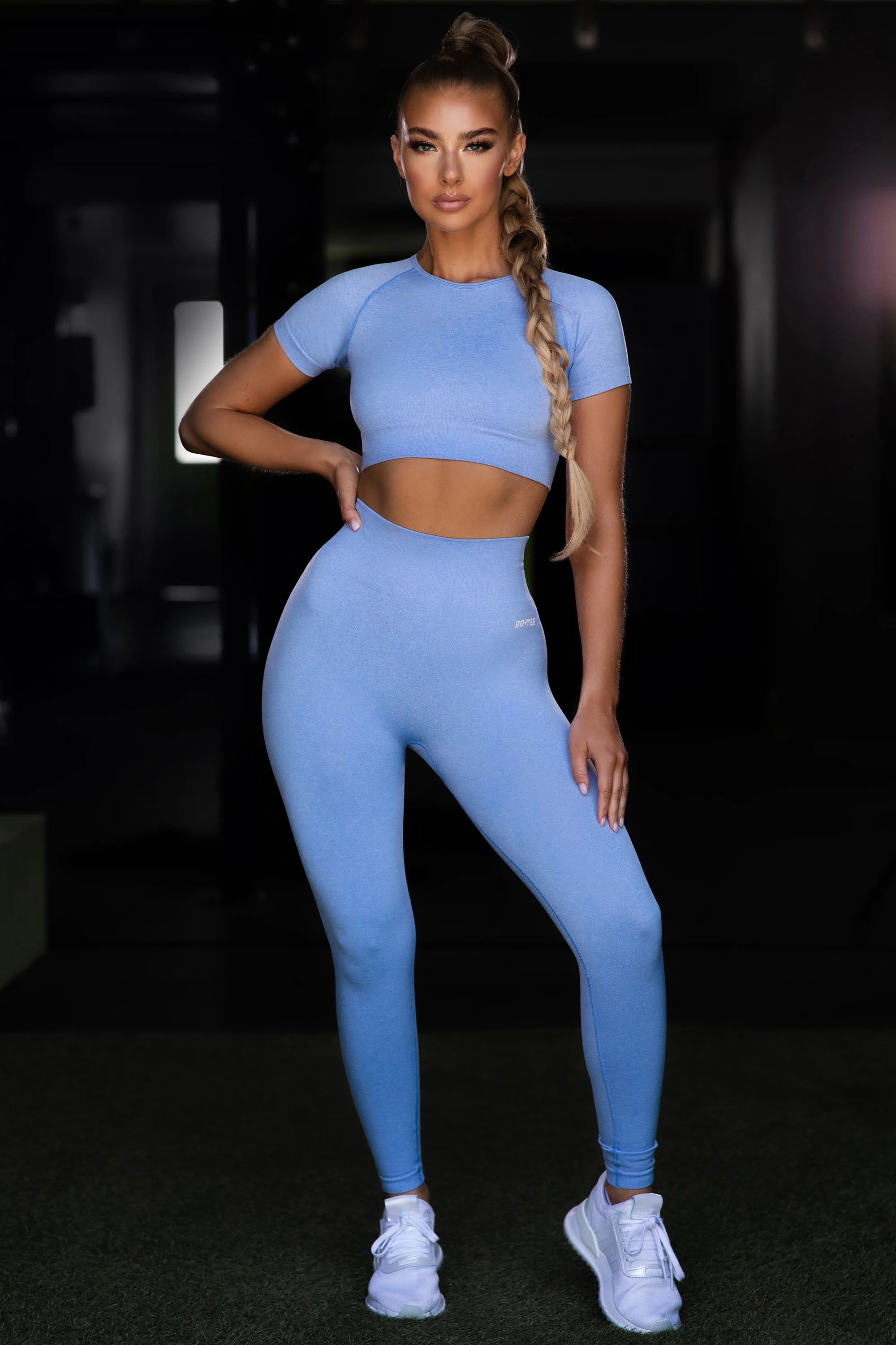 Unstoppable Seamless Full Length Leggings in Blue