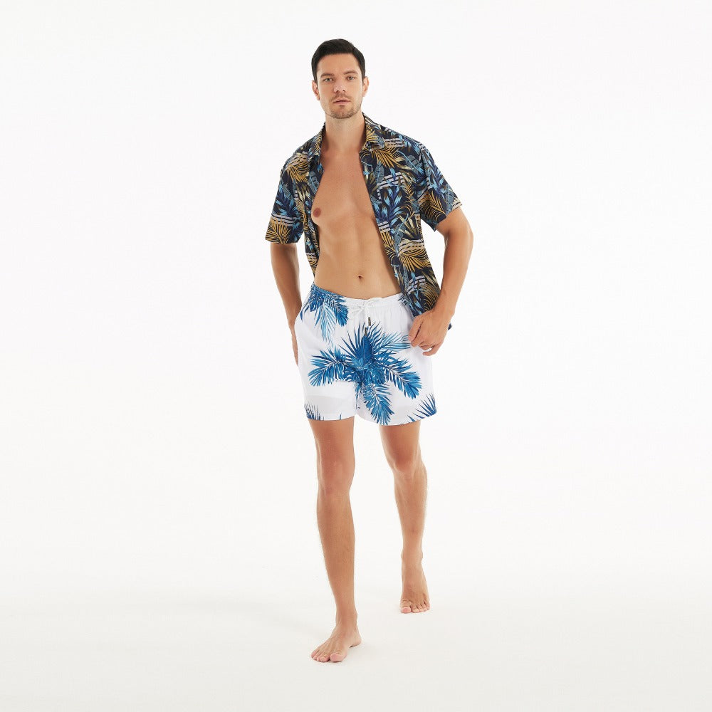 Coconut Tree – Compression Liner Hybrid Shorts