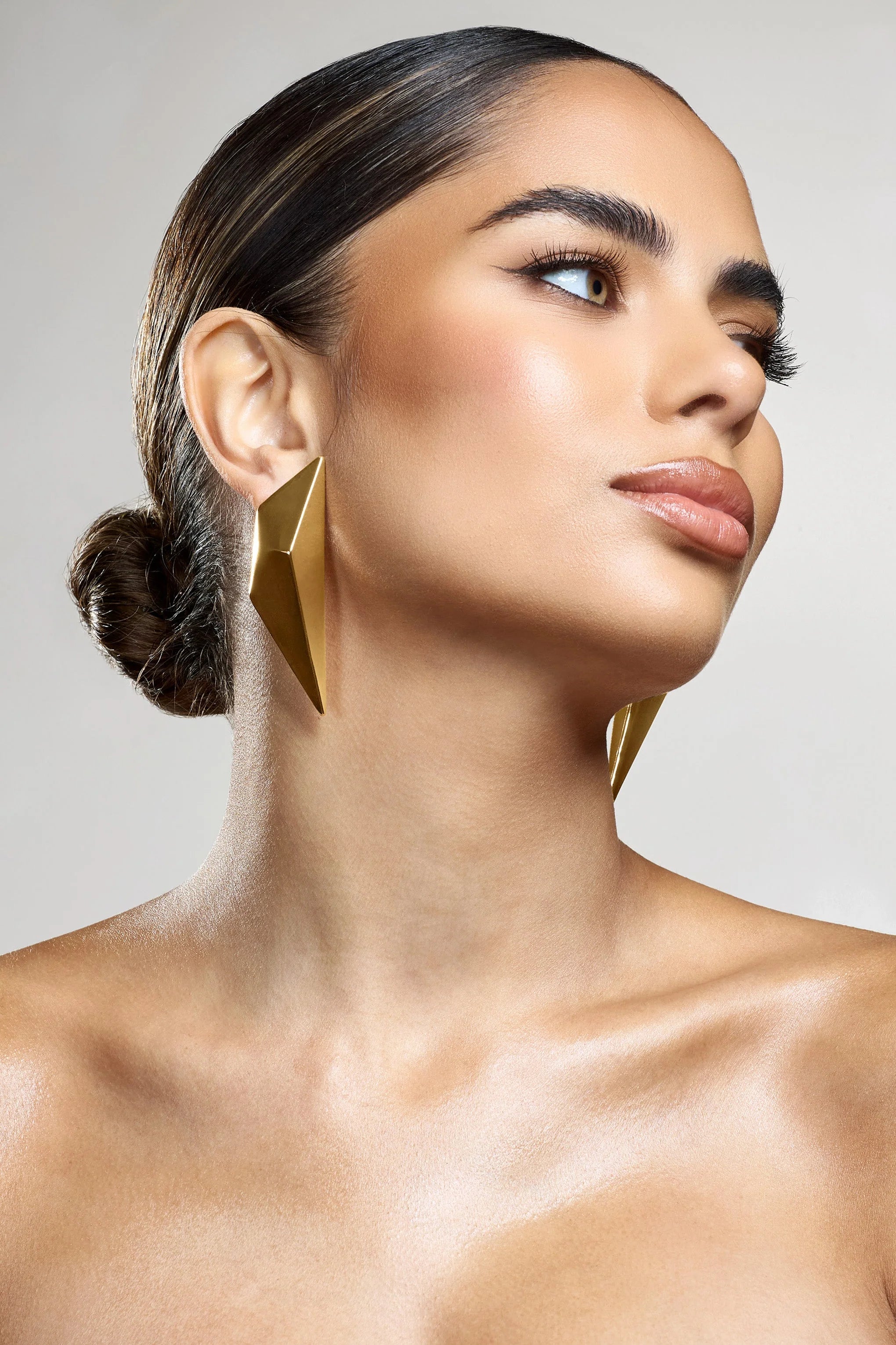 Encounter | Gold Abstract Statement Earrings