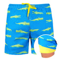 Crocodile Lagoon - 6 Mid-Length Hybrid Shorts