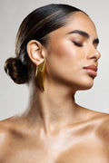 Encounter | Gold Abstract Statement Earrings