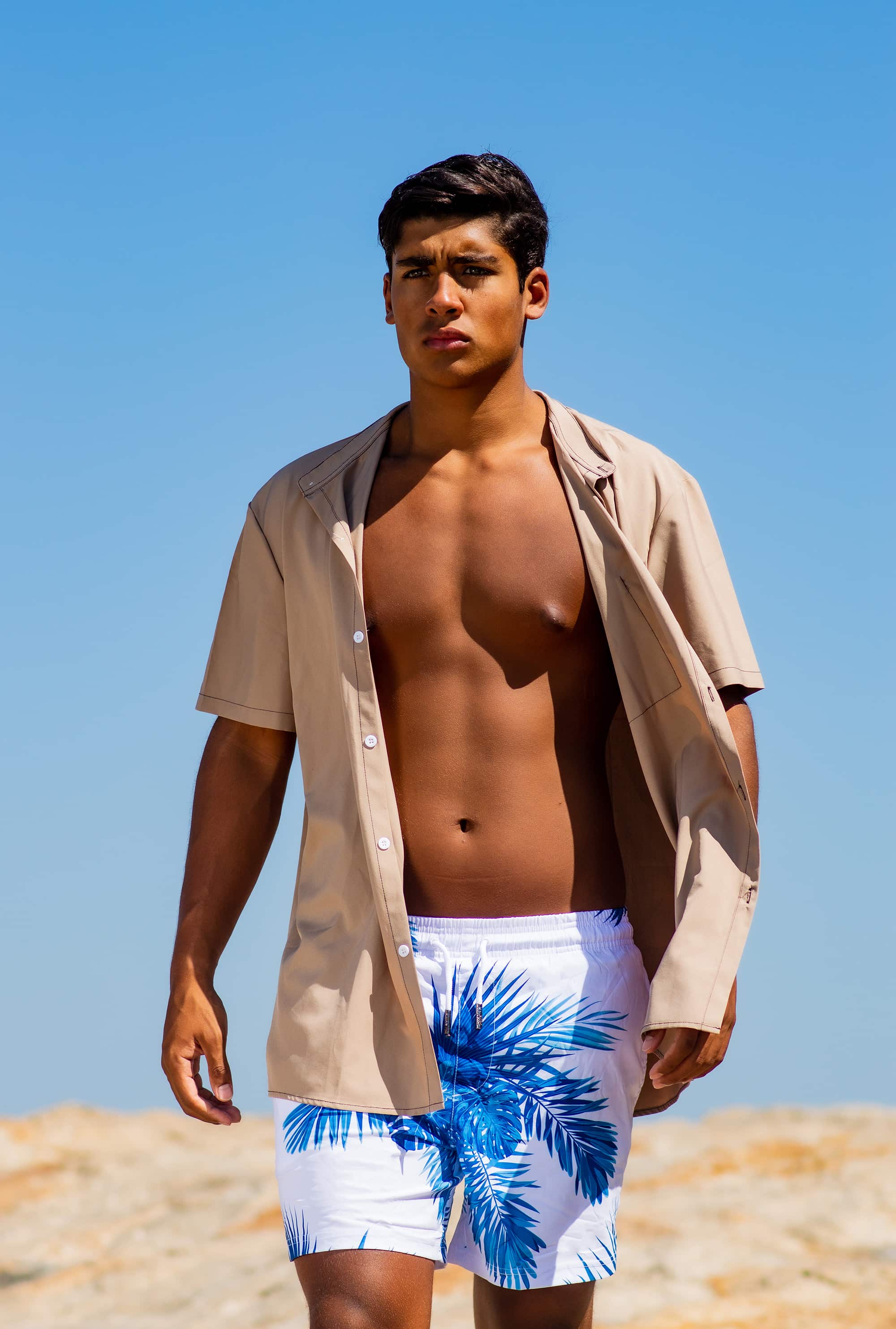 Coconut Tree – Compression Liner Hybrid Shorts