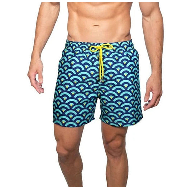 Miami Clouds - 6 Mid-Length Hybrid Shorts