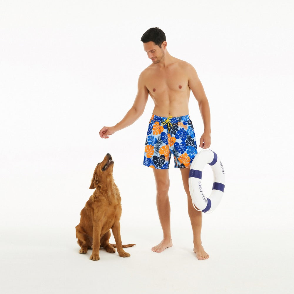 Leaves - Compression Liner Hybrid Shorts