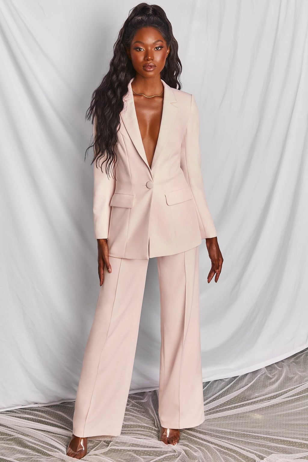 Oversized Blazer in Pink