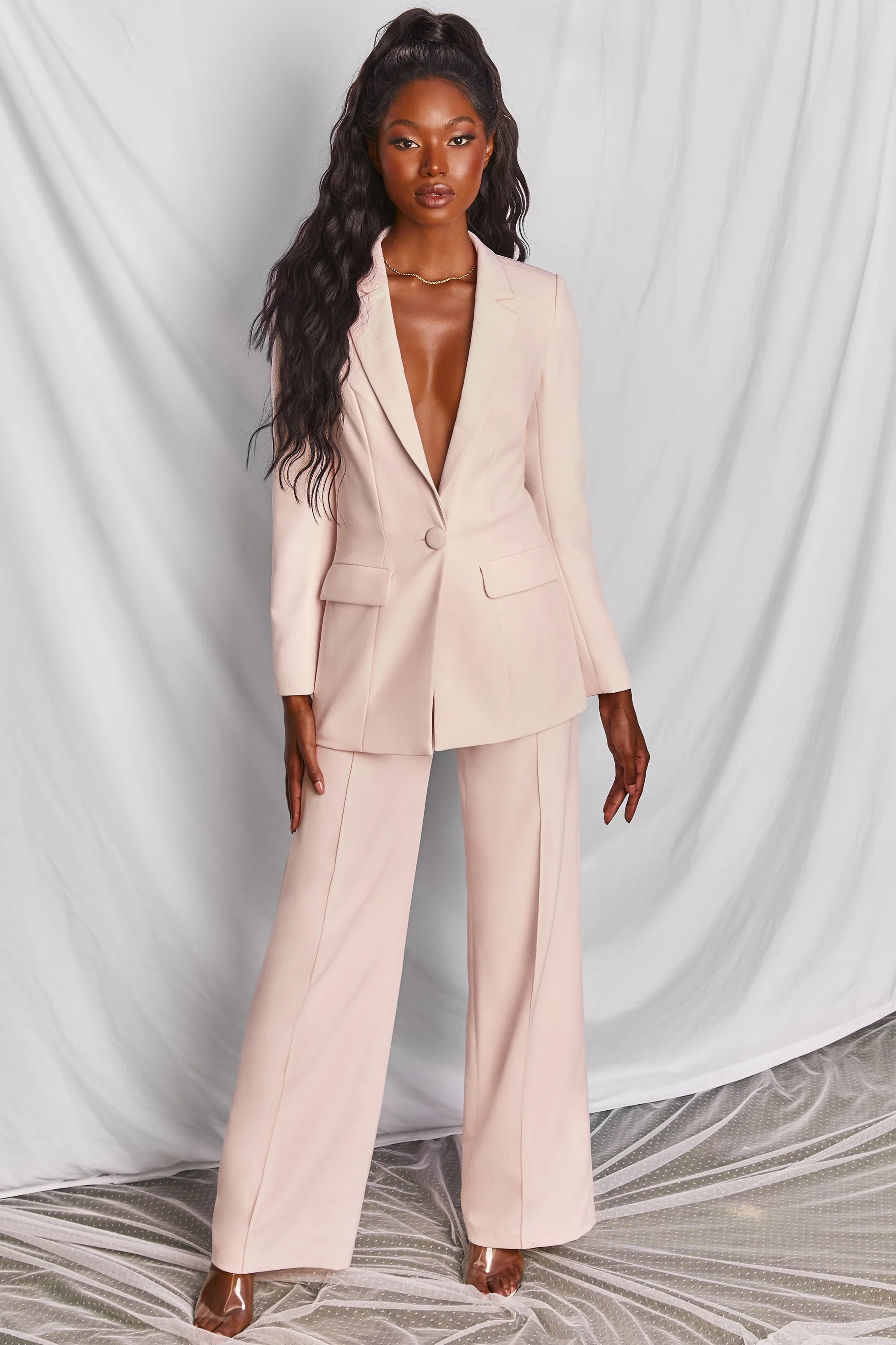 Oversized Blazer in Pink