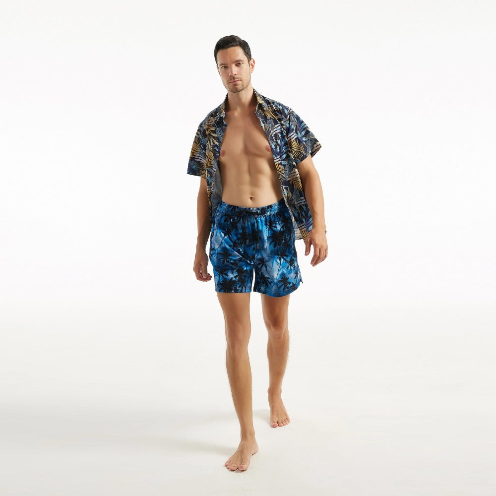 Moonlight Jungle – Compression Liner Hybrid Shorts