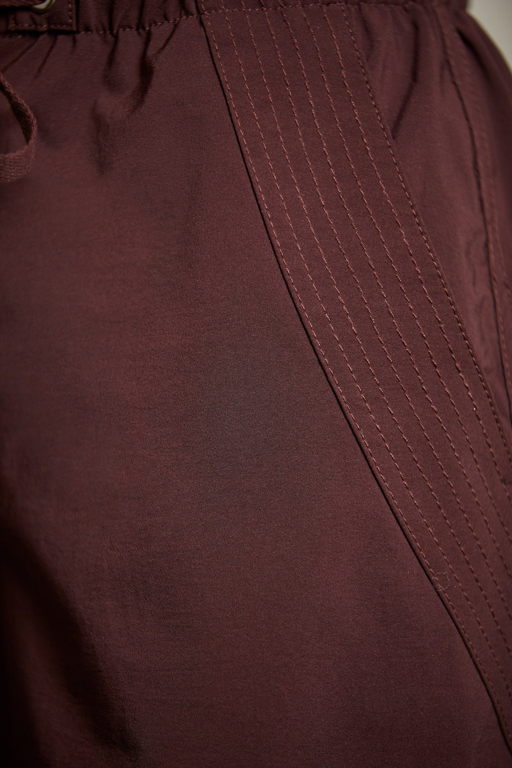 Tall Wide Leg Cargo Trousers in Brown