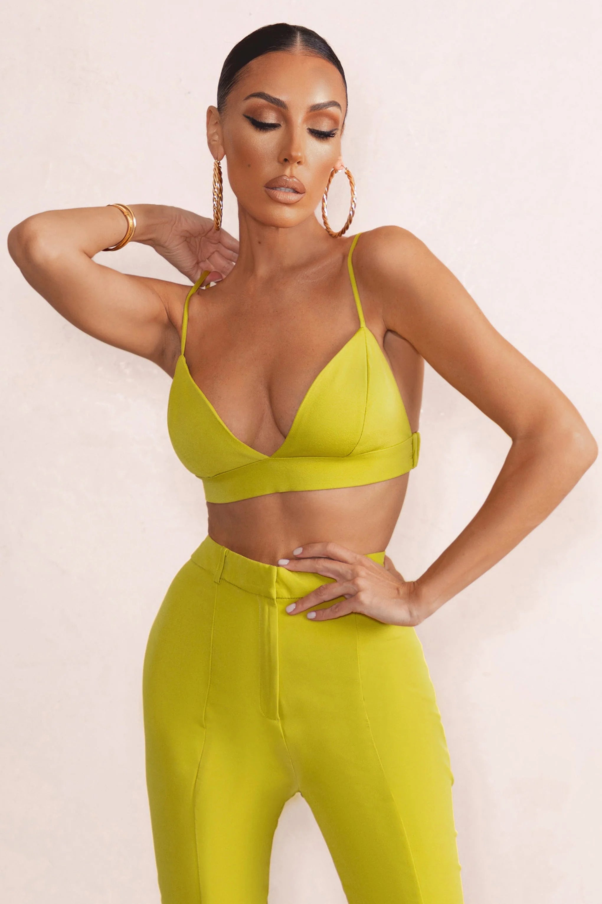 Sumptuous | Yellow Cami Strap Bralette
