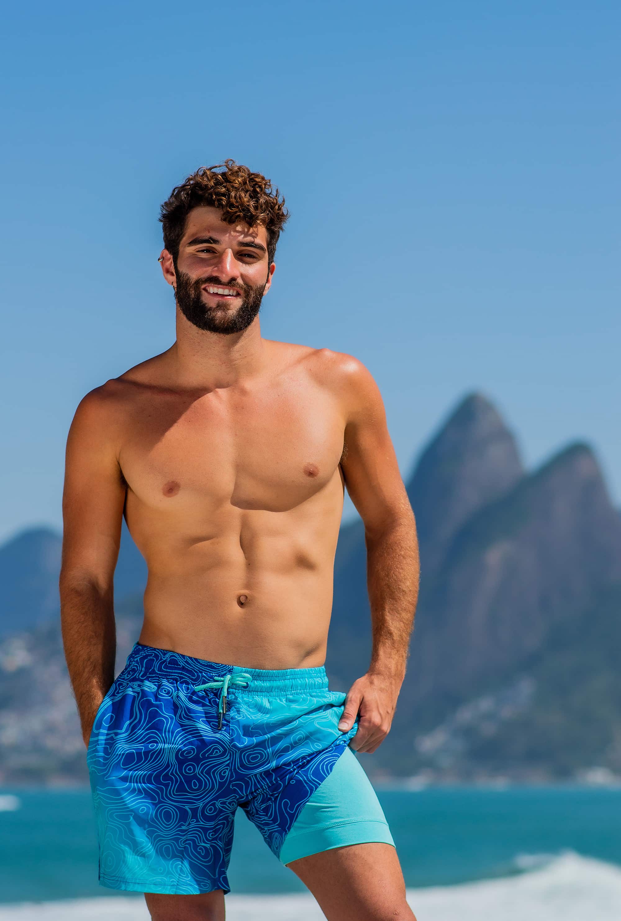 Ocean Depths - Compression Liner Hybrid Shorts