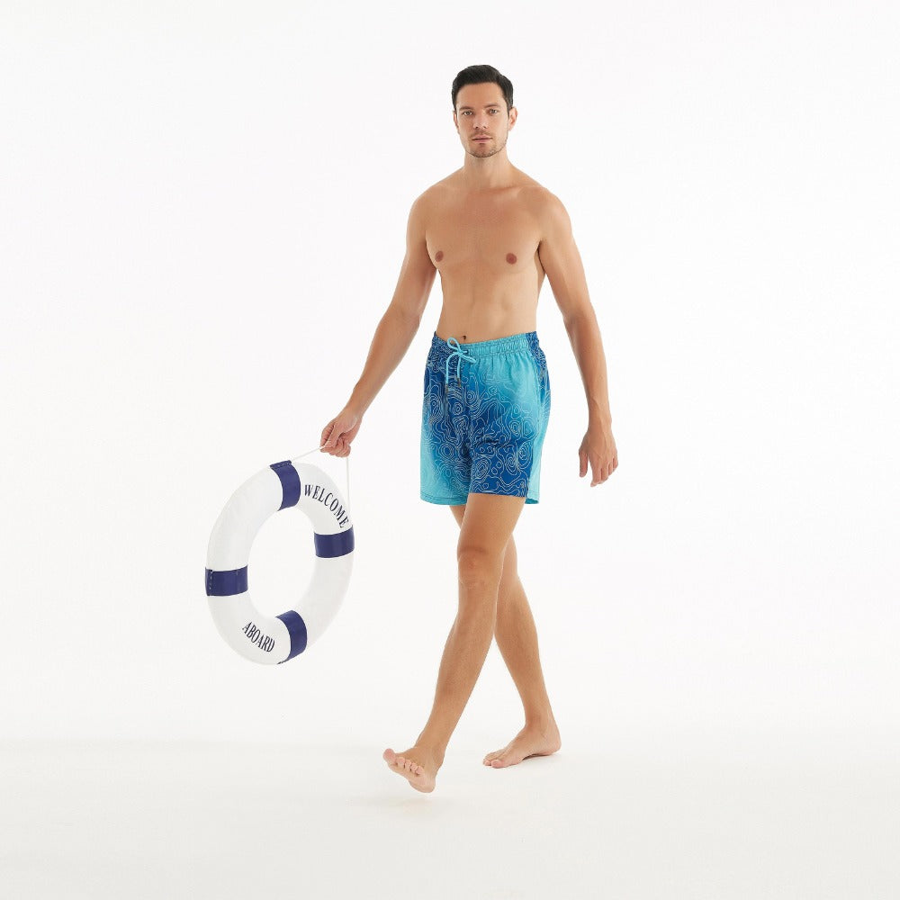Ocean Depths - Compression Liner Hybrid Shorts