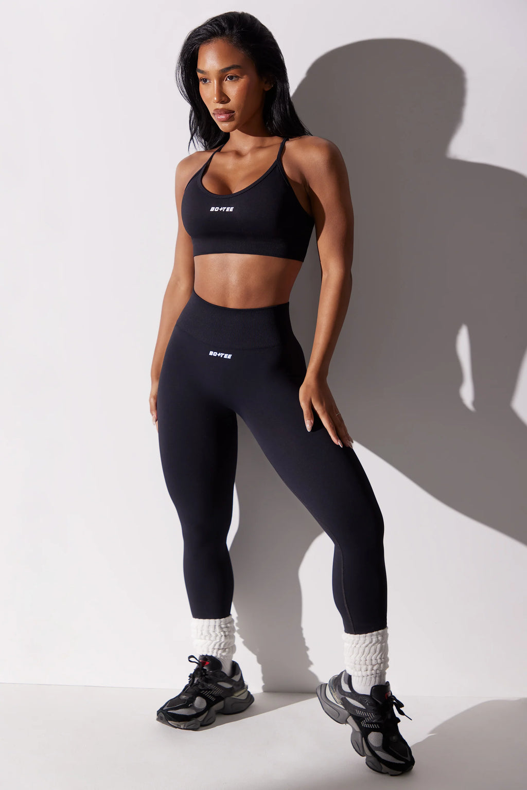 Petite High Waist Super Sculpt Leggings in Black