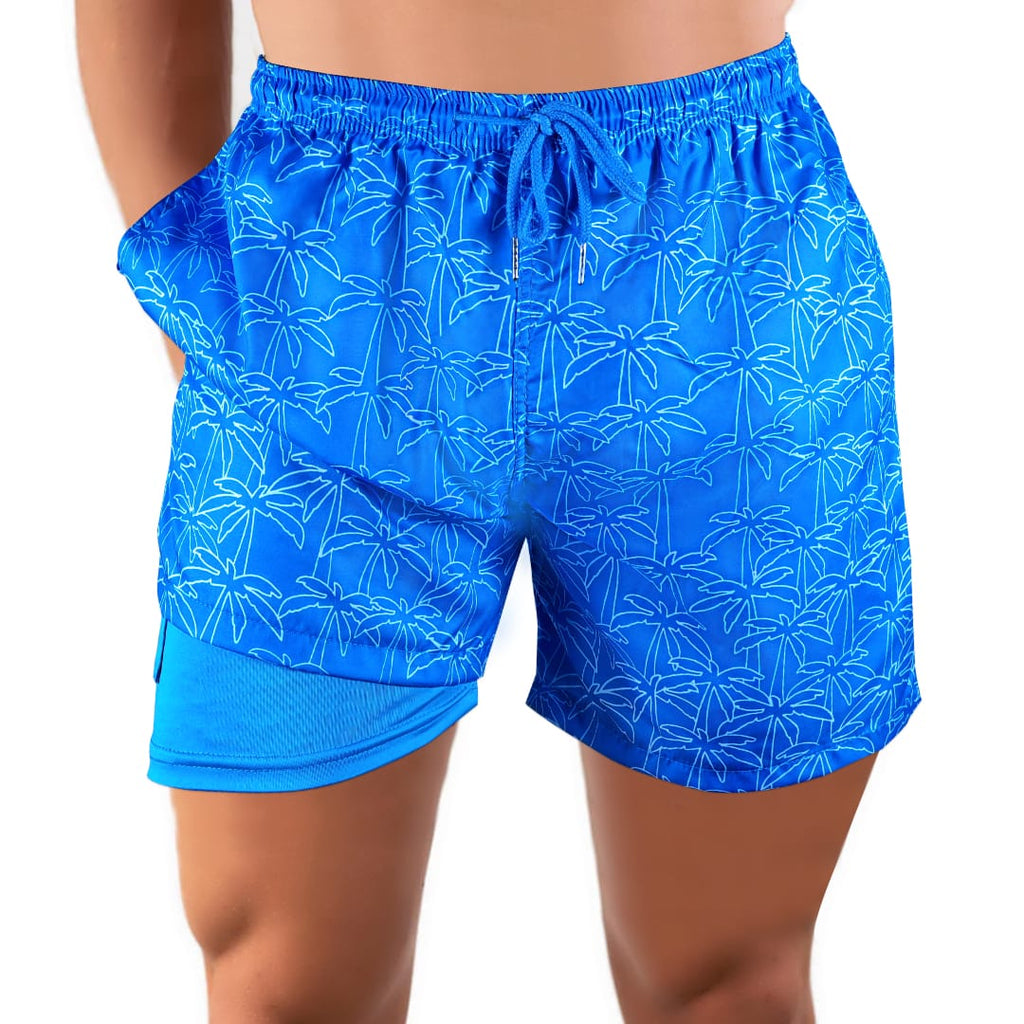 Banana Tree- 6 Mid-Length Hybrid Shorts