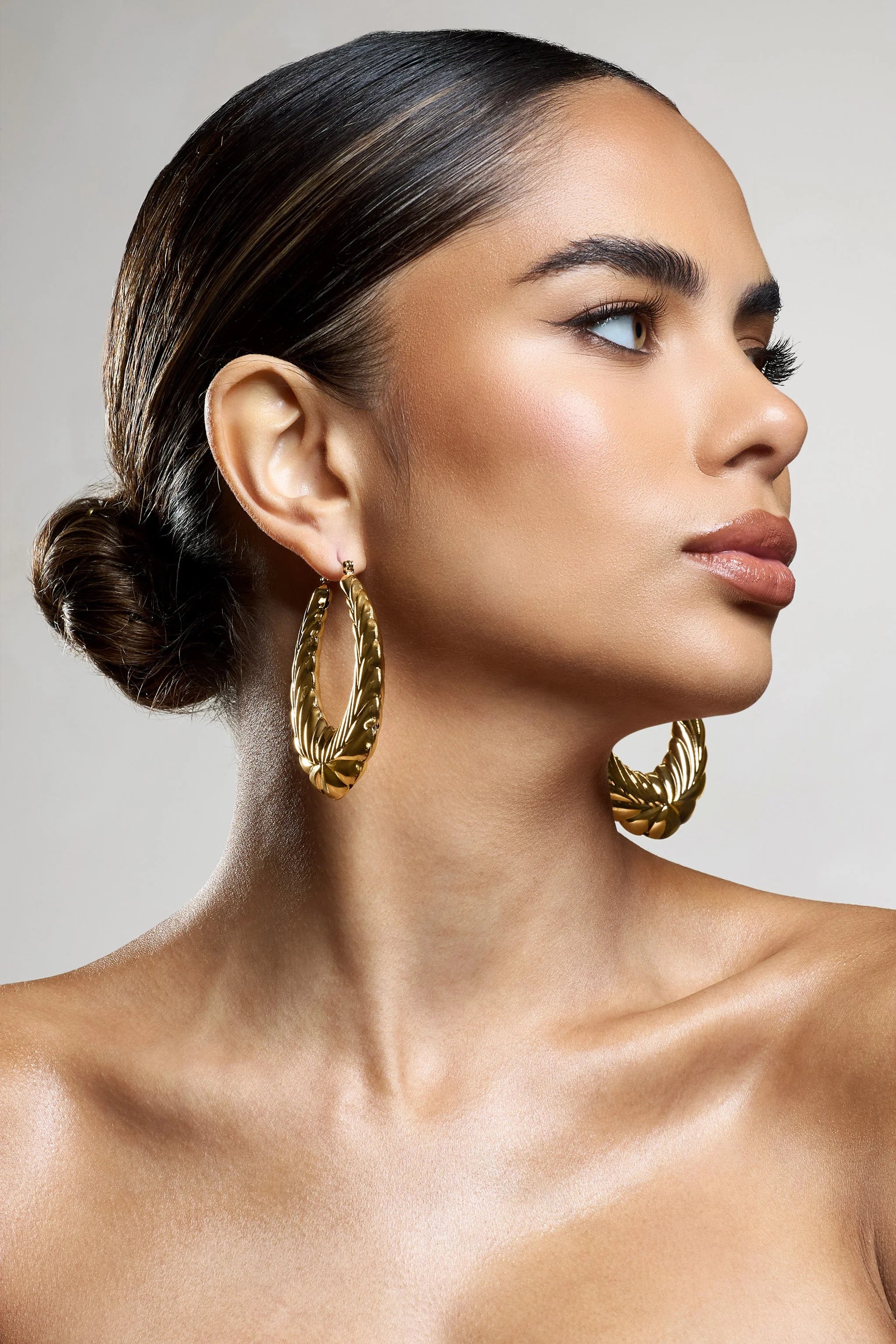 Rhode | Gold Chunky Hoop Earrings