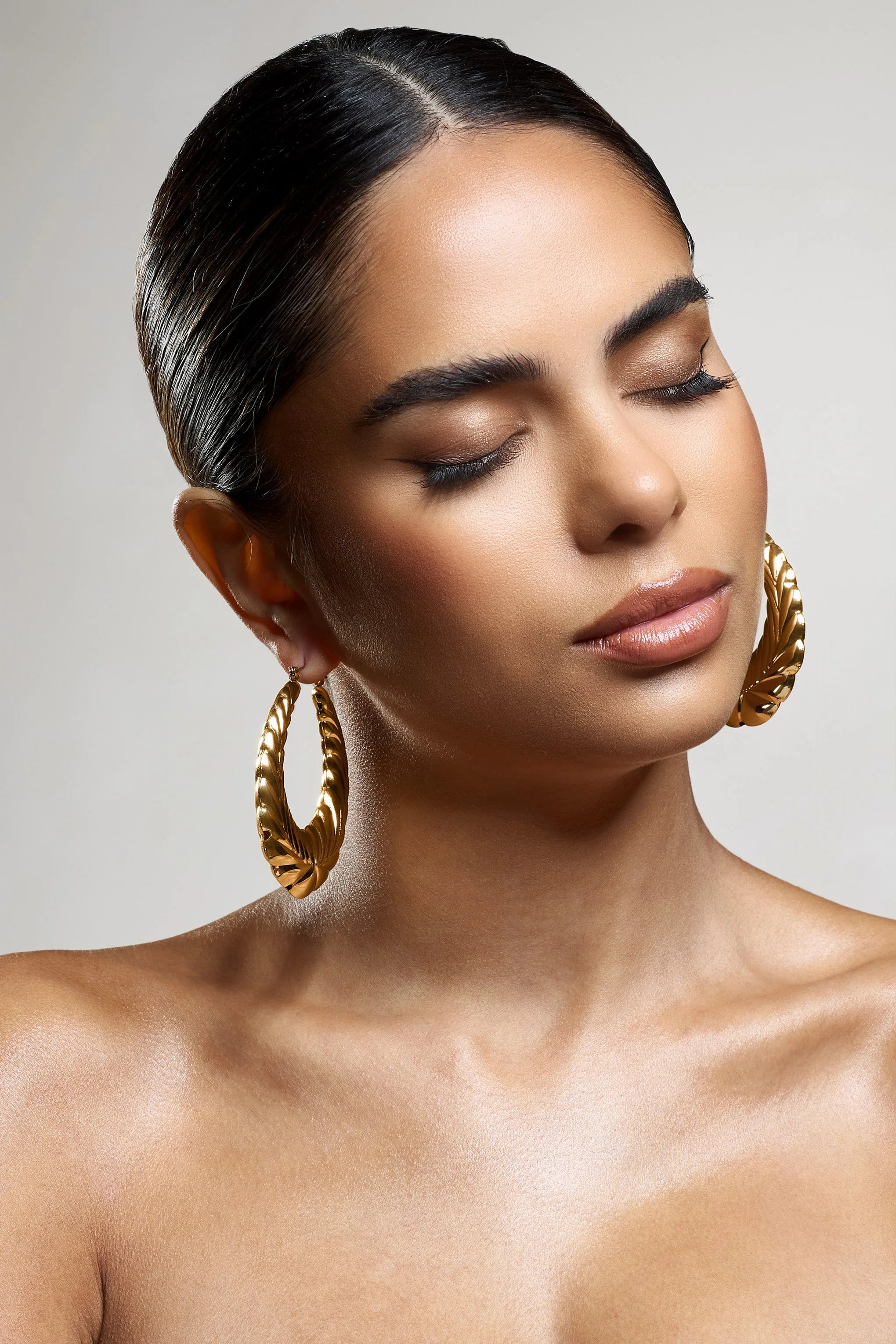 Rhode | Gold Chunky Hoop Earrings