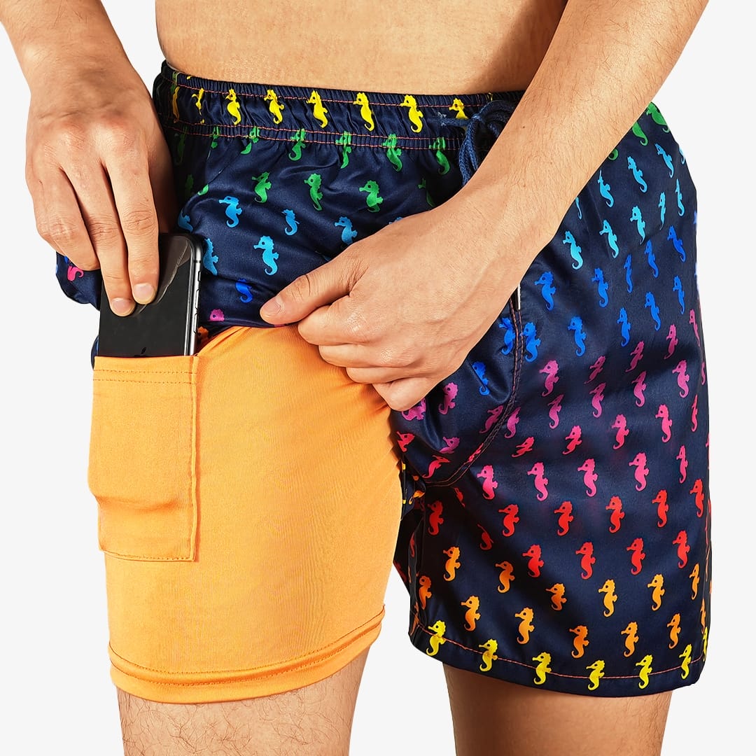 Paradise - 6 Mid-Length Hybrid Shorts