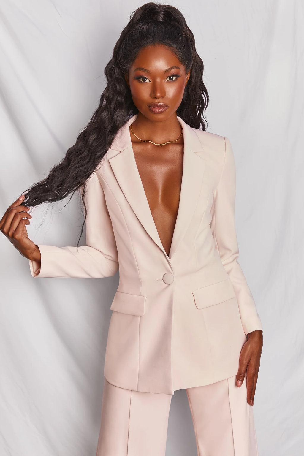 Oversized Blazer in Pink