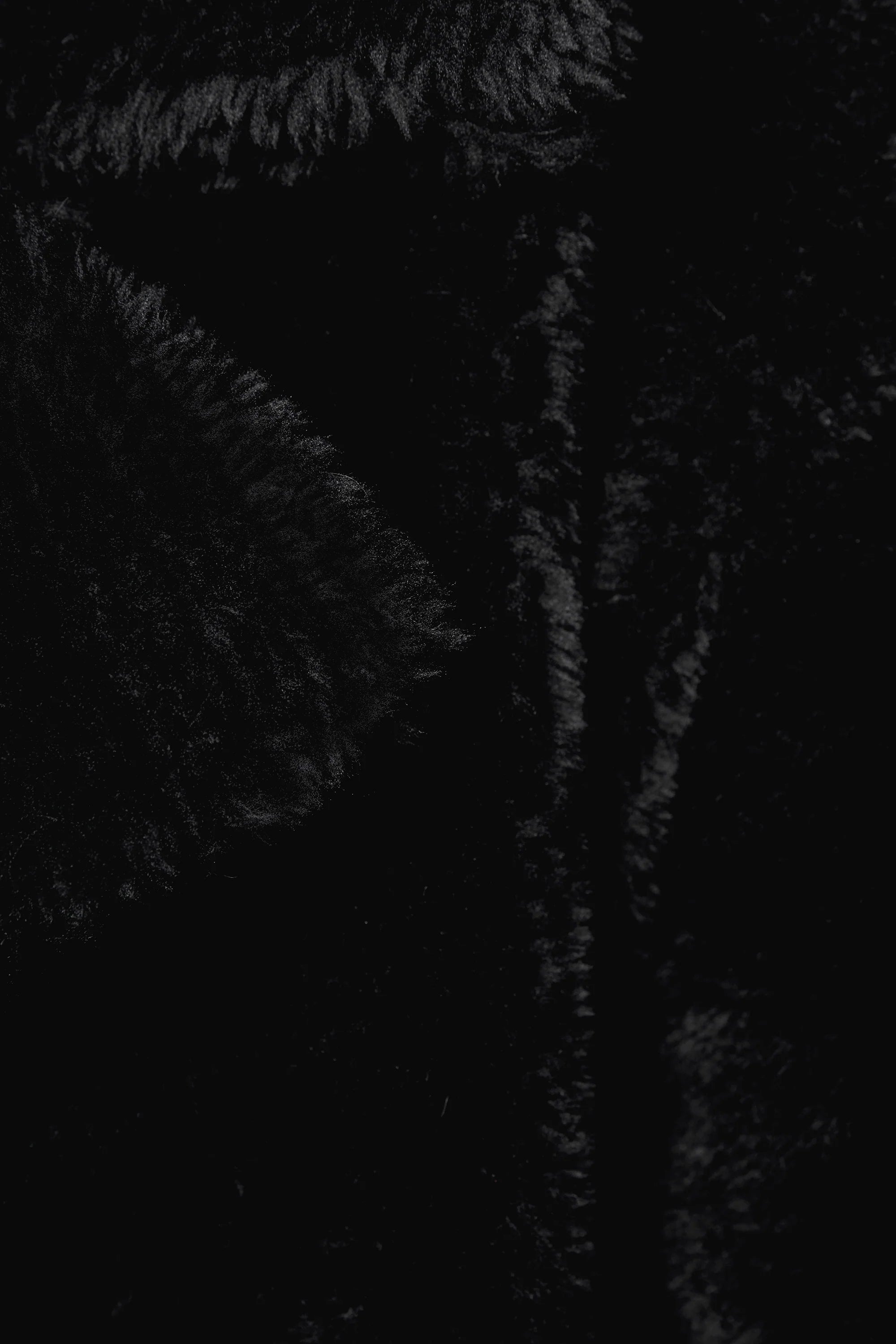 Empire Oversized Longline Cocoon Teddy Coat in Black