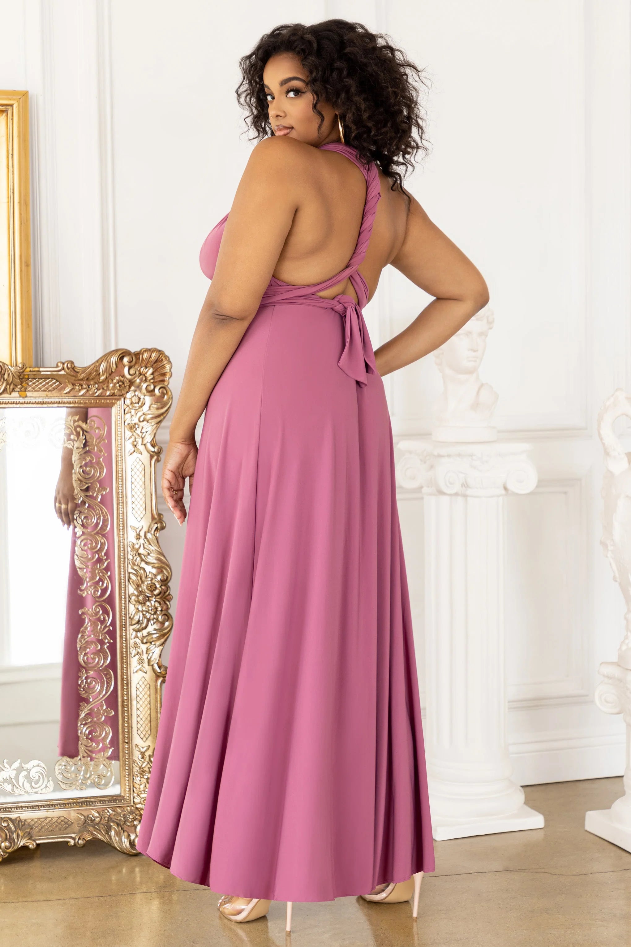 One Of A Kind | Plus Orchid Multiway Maxi Dress