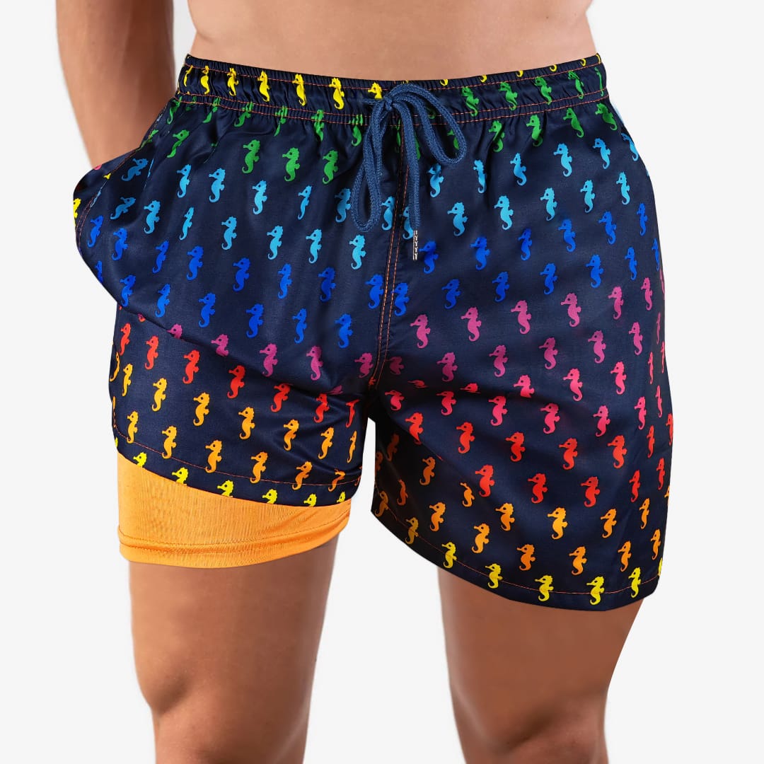 Paradise - 6 Mid-Length Hybrid Shorts