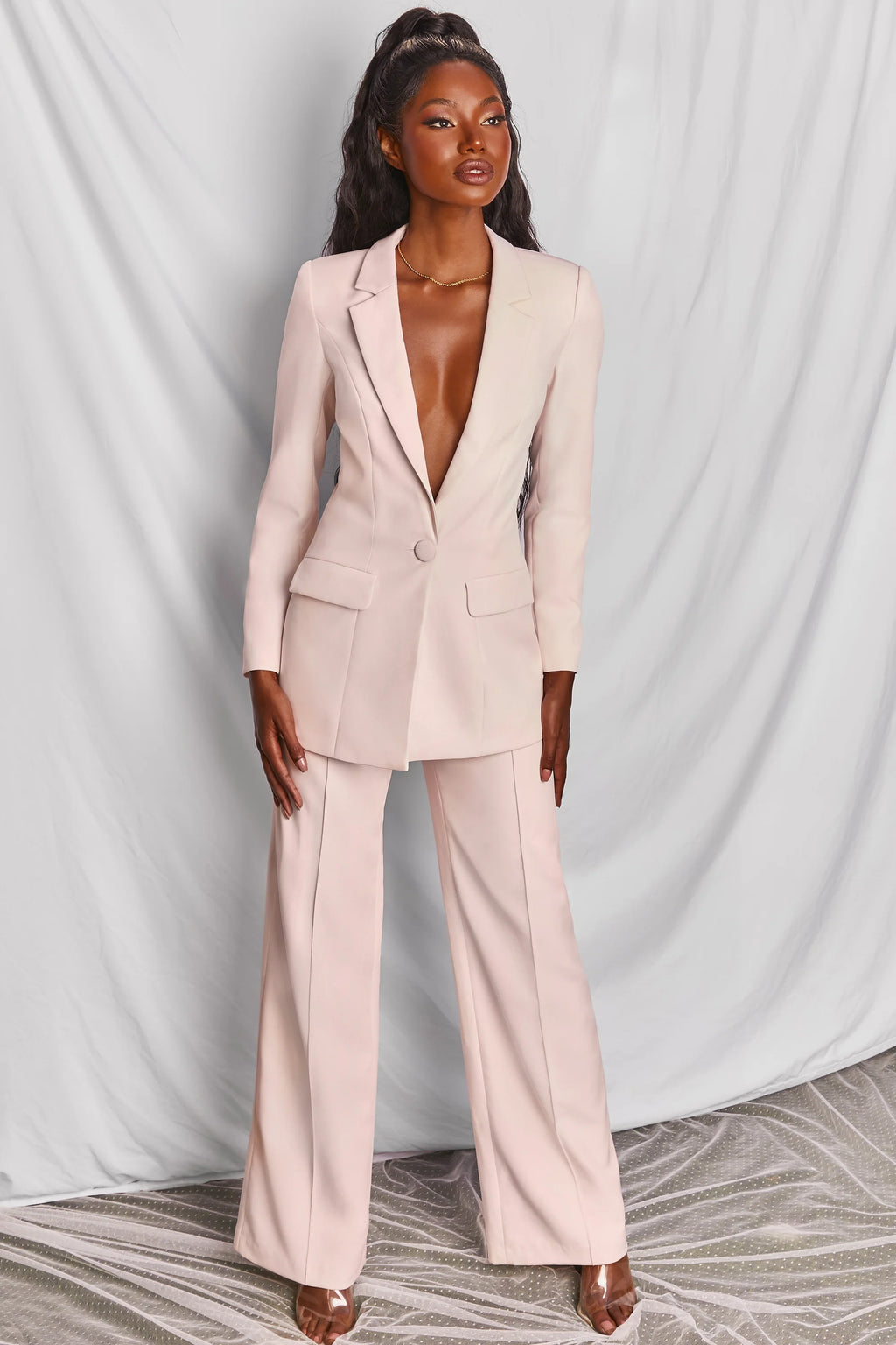 Oversized Blazer in Pink