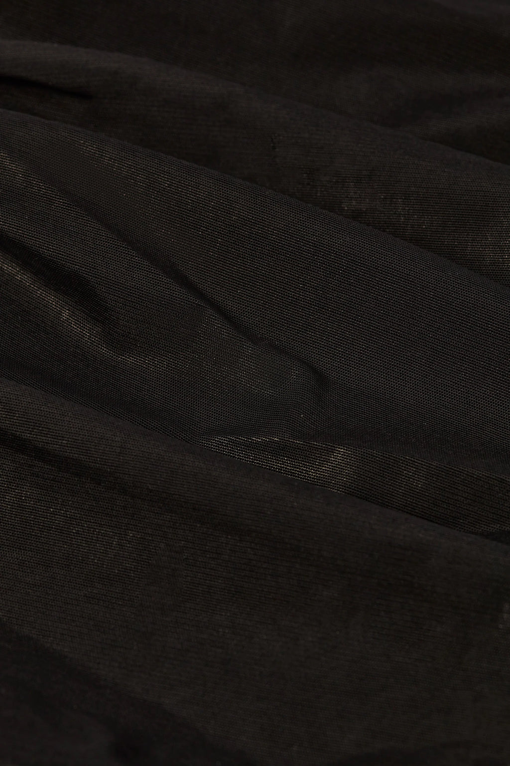 Metallic Ruffle Low-Rise Flared Trousers in Black