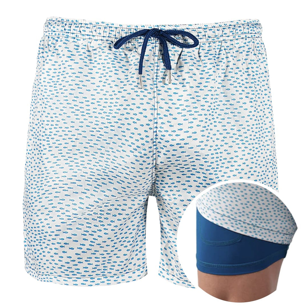 Blue Fish - 6 Mid-Length Hybrid Shorts