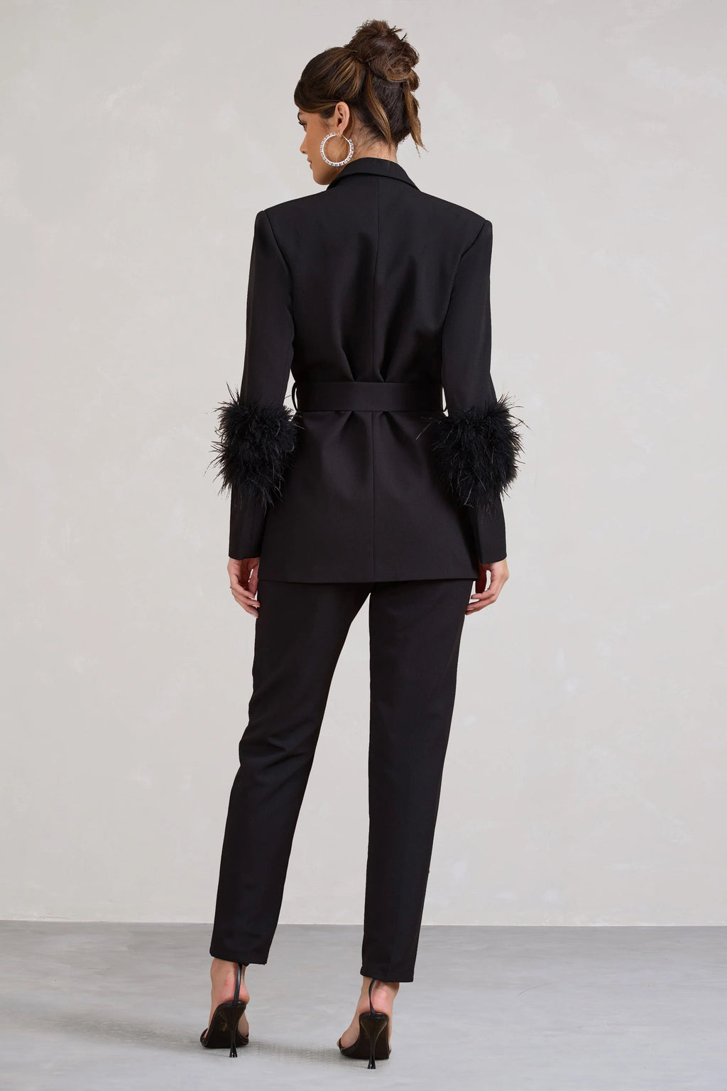 Cilla | Black Cigarette Trousers