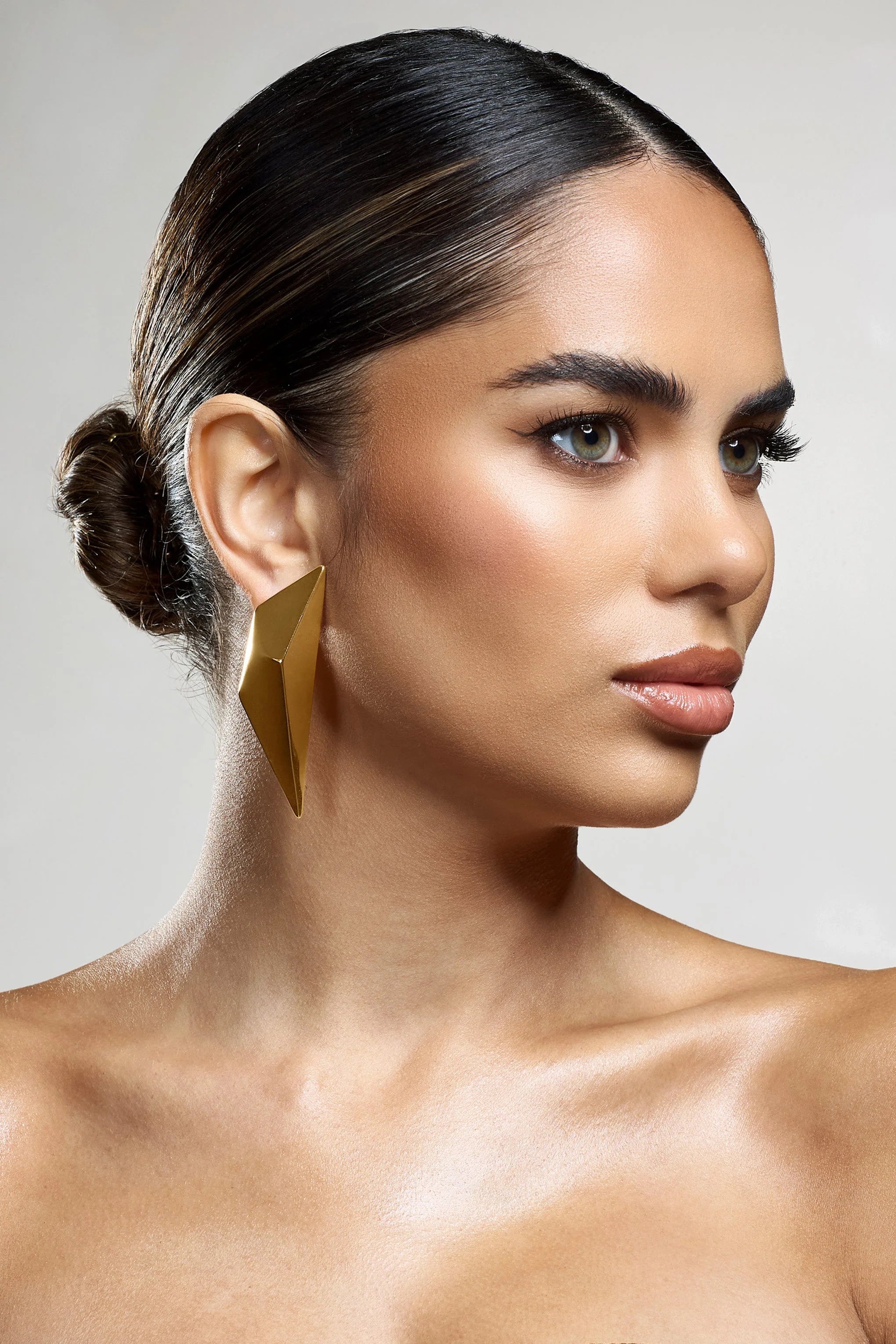 Encounter | Gold Abstract Statement Earrings