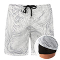 Ocean Currents - 6 Mid-Length Hybrid Shorts