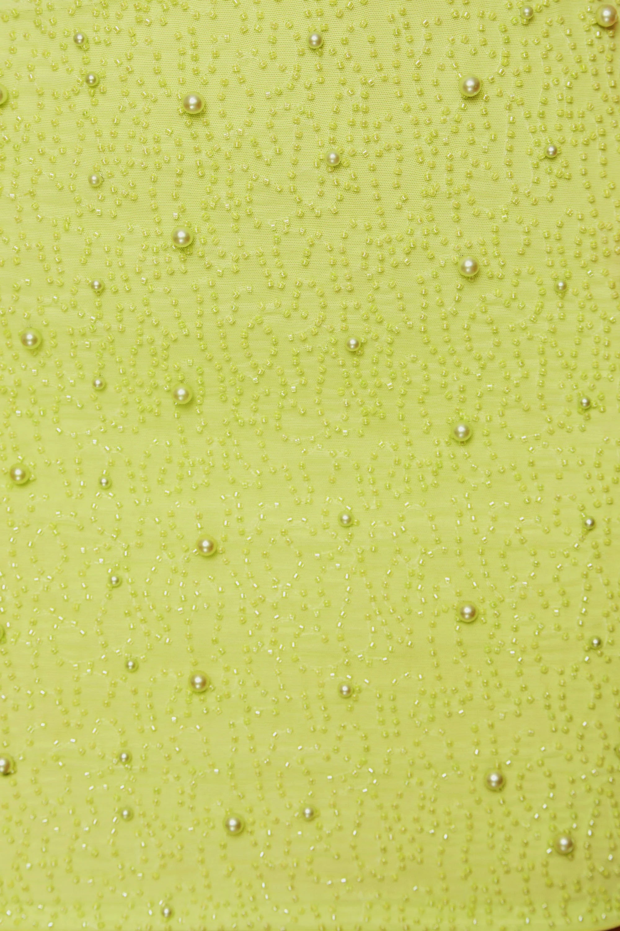 Halter Neck Cut Out Mini Dress in Lime