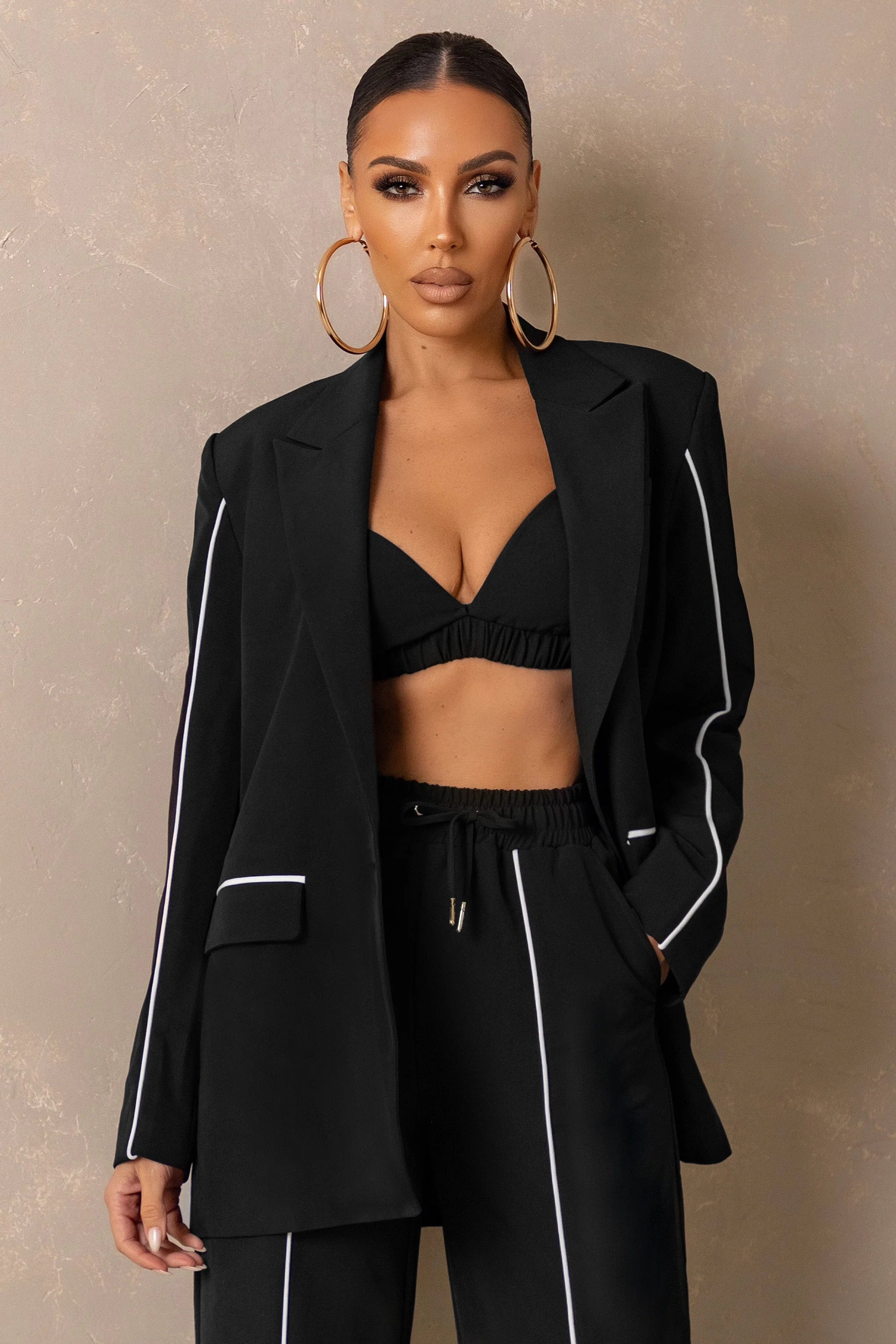 Hot Topic | Black Elasticated Bralet