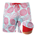 Pineapple Tropics - 6 Mid-Length Hybrid Shorts