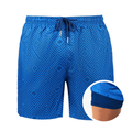 Blue Waves - 6 Mid-Length Hybrid Shorts