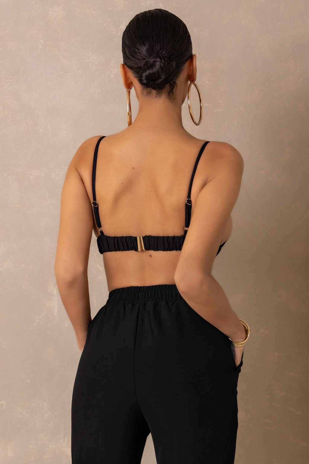 Hot Topic | Black Elasticated Bralet