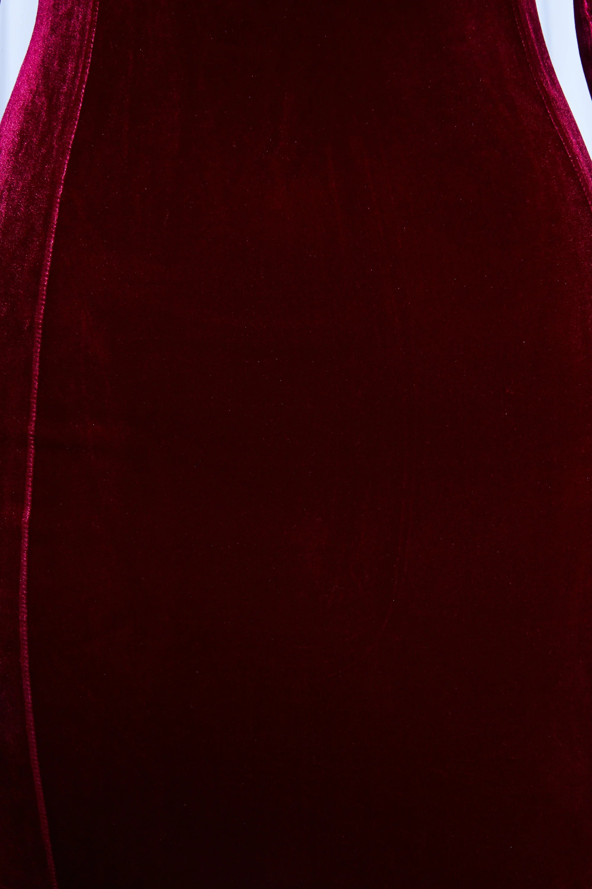 Revamped Square Neck Velvet Mini Dress in Wine