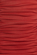 So Into You Ruched Bodycon Mini Dress in Red
