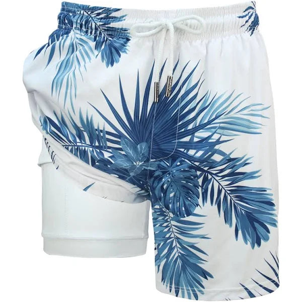Coconut Tree – Compression Liner Hybrid Shorts