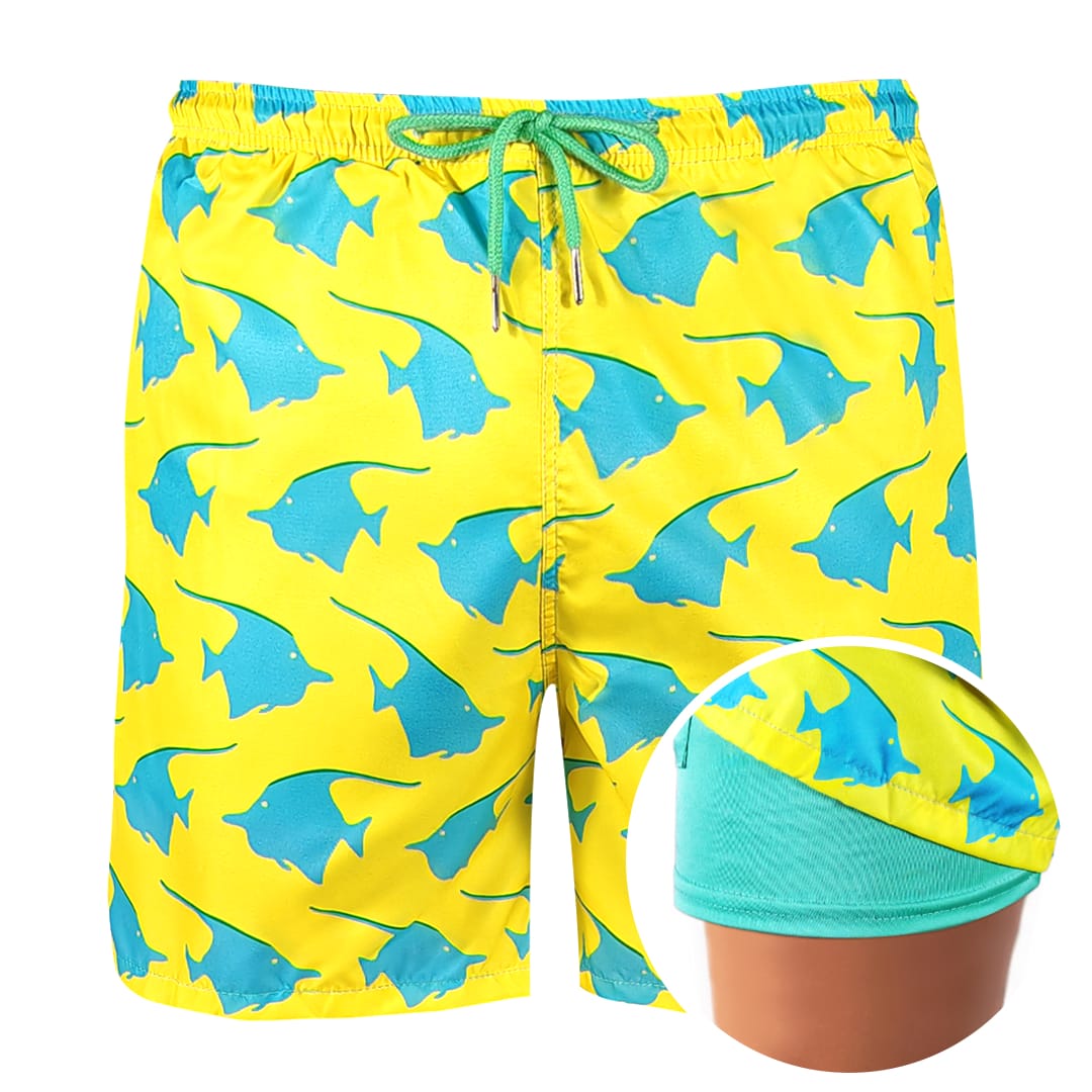 Keep Swimming - 6 Mid-Length Hybrid Shorts