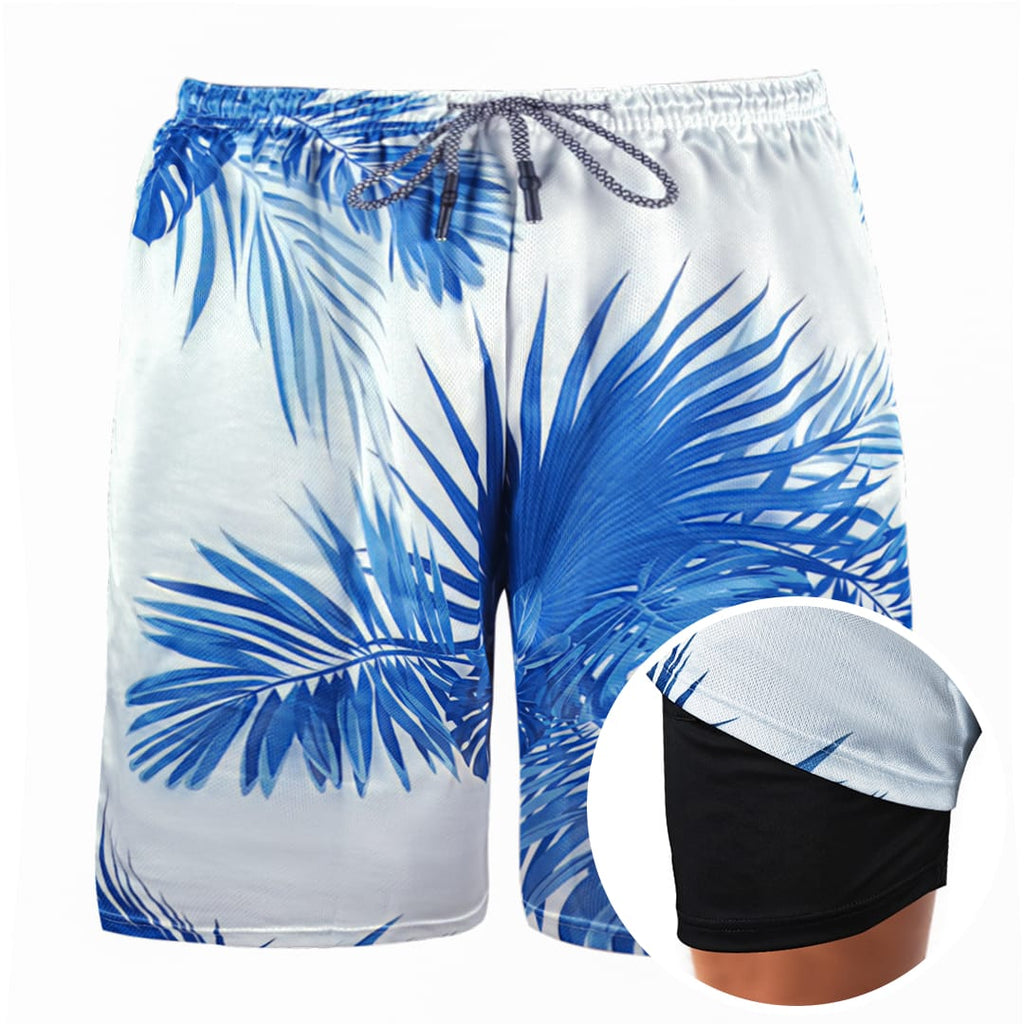 Coconut Tree – Compression Liner Hybrid Shorts