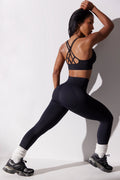 Petite High Waist Super Sculpt Leggings in Black