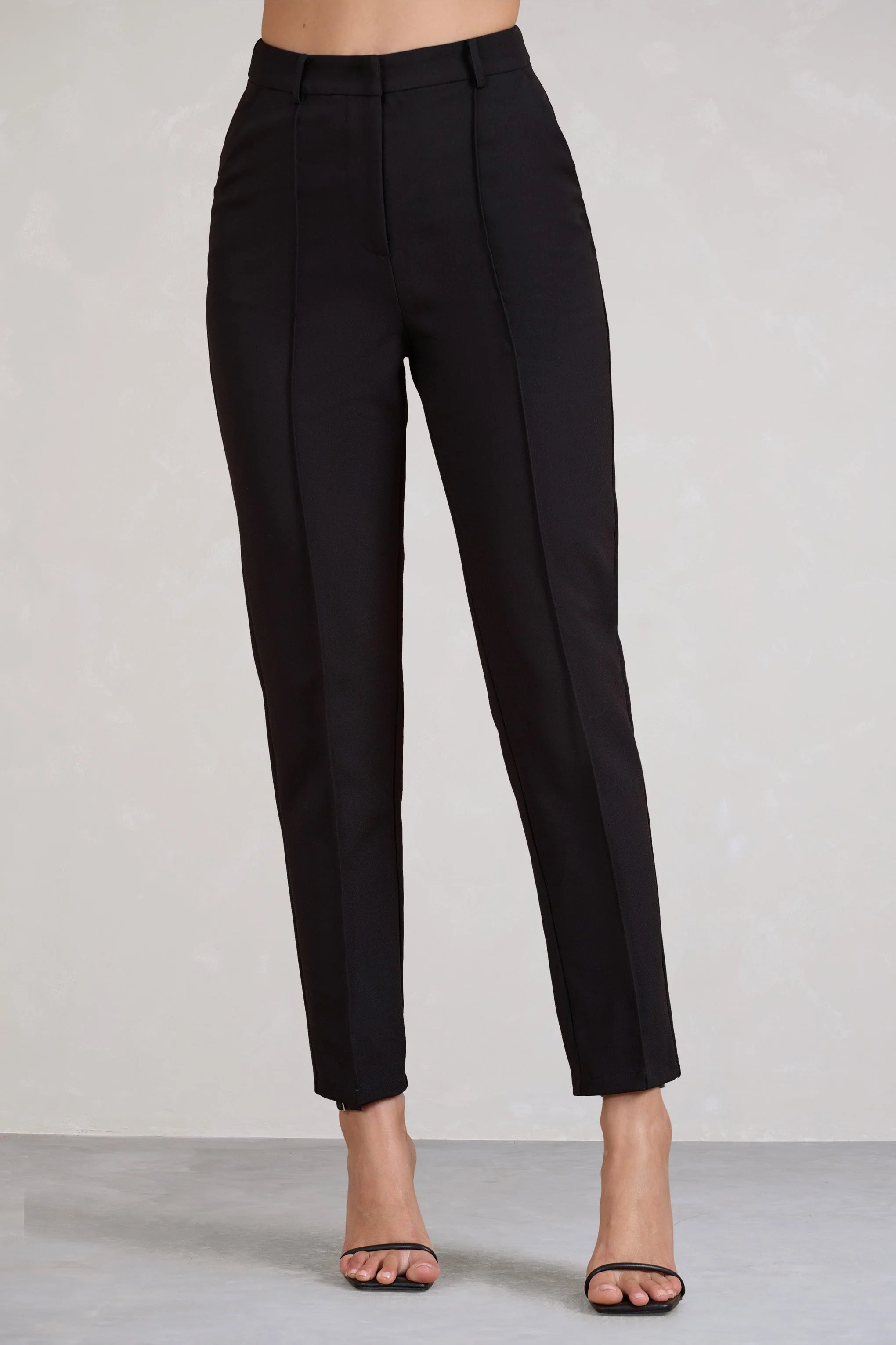 Cilla | Black Cigarette Trousers