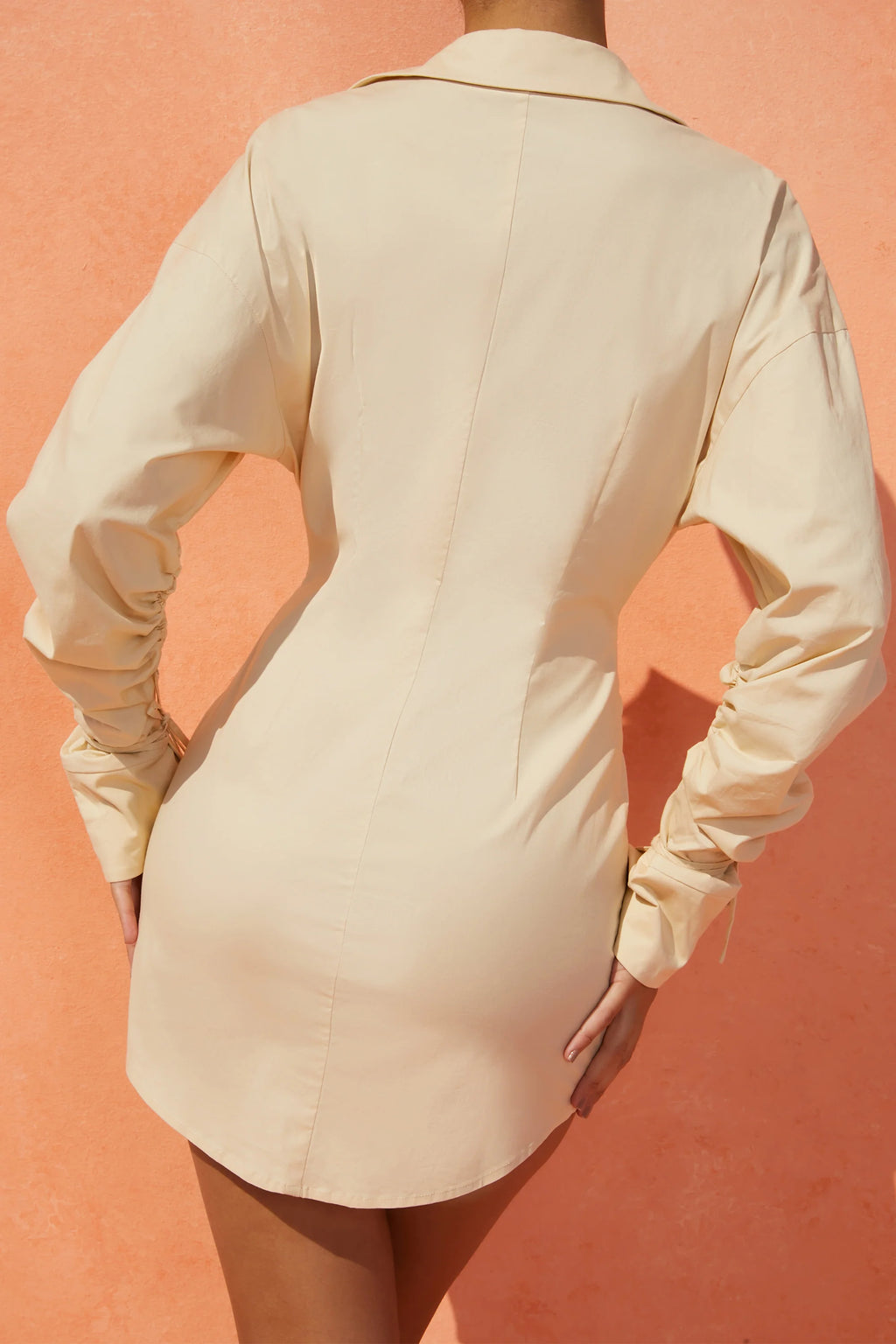 In The Hamptons Relaxed Shirt Dress in Sand