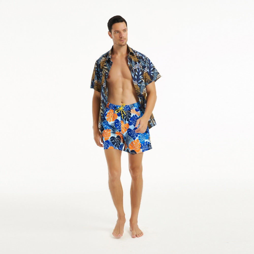 Leaves - Compression Liner Hybrid Shorts