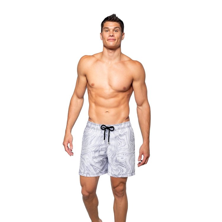 Ocean Currents - 6 Mid-Length Hybrid Shorts